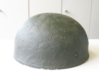 British 1944 dated Airborne Helmet , BMB1944 markings, all complete but overpainted.