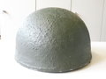 British 1944 dated Airborne Helmet , BMB1944 markings, all complete but overpainted.