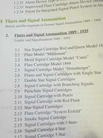 "German Flare Pistols and Signal Ammunition"  703 pages. New in original packing