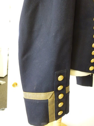 Kriegsmarine, Messejacke mit Hose, Schulterbreite 43 cm, Armlänge 62 cm, Bundweite 84 cm