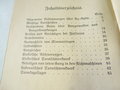 Merkblatt für das waffentechnische Personal der Panzer Einheiten datiert 1944, 46 Seiten plus Anlage