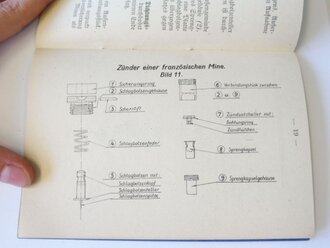 Merkblatt über fremde Panzerabwehr-Minen datiert 1939, 38 Seiten