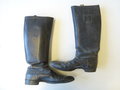 Paar Stiefel für Offiziere der Wehrmacht, ungereinigter Speicherfund, Sohlenlänge 28,5cm