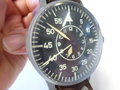 Luftwaffe Beobachter Uhr Bauart Laco Durowe Pforzheim. Beinahe ungetragenes Stück in sehr gutem Zustand, läuft einwandfrei. In diesem Zustand extrem selten