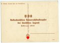 Willrichkarte "VDA Volksdeutsches Kameradschaftsopfer der deutschen Jugend - Deutsche Frau aus Nordschleswig ", datiert 1942