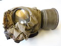 K.u.K. 1.Weltkrieg. Gasmaske nach altem deutschen Muster, Maskenkörper leicht angetrocknet, sonst einwandfrei