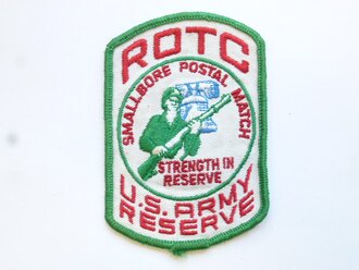 US Army after WWII Patch "ROTC - smallbore postal match, strength in reserve, U.S. Army Reserve", good condition