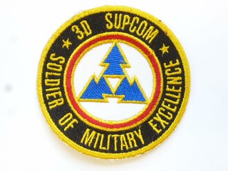 US Army after WWII Patch "3D Supcom". good condition