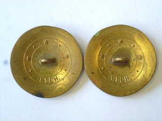 1.Weltkrieg Bayern, Paar  Sergeantenknöpfe. Durchmesser 30mm
