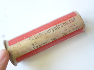 Rauchspurpatrone rot, Abgeschossene, leere...