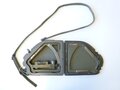 US WWII, M1 GUNNERS QUADRANT WWII  artillery range instrument w wood M56 case, guaranteed original