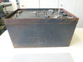 80 Watt Sender a datiert 1942 ( für Panzerspähwagen und Schützenpanzer) , Originallack, ungereinigter Fundzustand, Funktion nicht geprüft