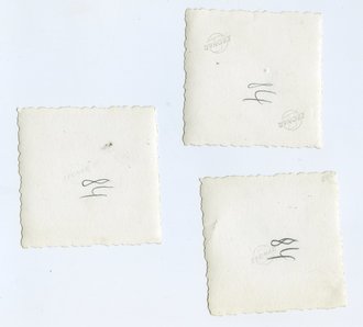 3 Fotos Uniformpflege in der Unterkunft, Maße 6x6cm