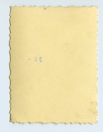 Foto Sturmgeschützmann, Maße 5,5x7,5cm