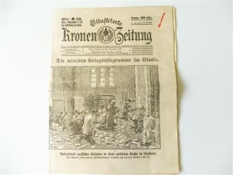 Österreich 1.Weltkrieg, Kronen Zeitung Österreich, datiert 22. November 1915