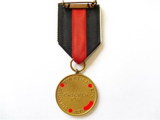 Medaille 1.Oktober 1938 ( Anschlussmedaille ) im Etui. Sehr guter Zustand