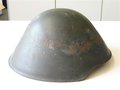 DDR, Stahlhelm Volkspolizei mit Abzeichen