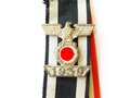 Wiederholungsspange zum Eisernen Kreuz 2.Klasse, von der Uniform abgetrenntes Stück mit polierten Kanten