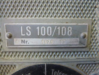 100 Watt Sender LS 100/108. Frontplatte Originallack,...