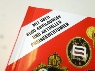 Hüsken Katalog der Abzeichen deutscher Organisationen 1871-1945. Aktuelle Auflage mit über 6500 Abbildungen und Preisbewertungen. DAS Standartwerk zum Thema, Neues, in Folie eingeschweisstes Buch mit mehr als 600 Seiten