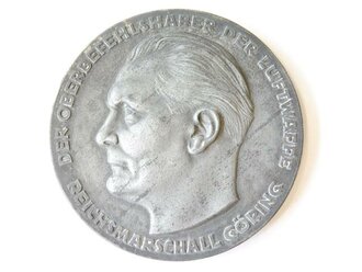 Medaille für ausgezeichnete Leistungen im technischen Dienst der Luftwaffe im Etui. Medaille Zink versilbert