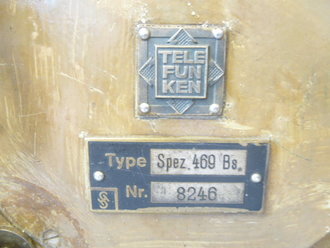 5 Watt Sender  Spez 469 Bs von Telefunken....