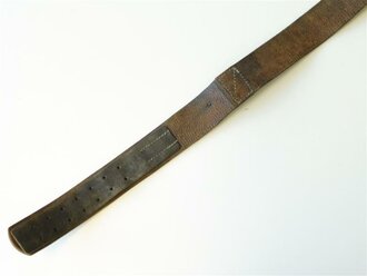 Koppelriemen Wehrmacht, Hergestellt aus Beuteriemen, Gesamtlänge 94 cm