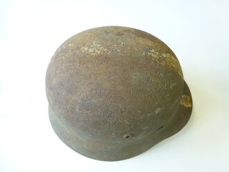 Stahlhelm Heer M35 , ungereinigter Scheunenfund