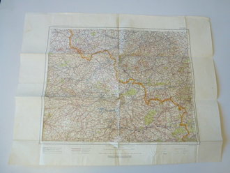 Landkarte 1.Weltkrieg Frankreich Lille