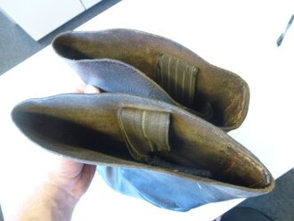 Paar Stiefel für Berittene Mannschaften Wehrmacht. Die Sporenauflagen in der Zeit entfernt. Sohlenlänge 29cm