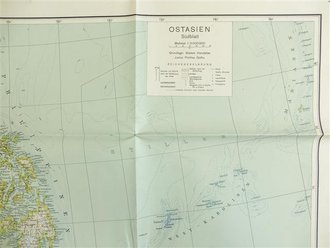 Landkarte "Ostasien", datiert 1941