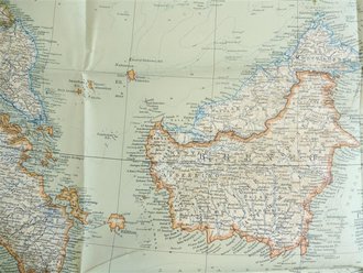 Landkarte "Ostasien", datiert 1941