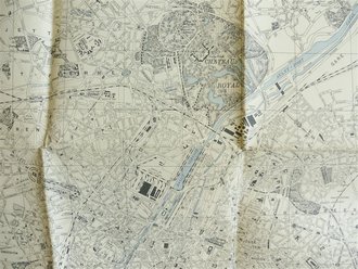 Stadtplan von Brüssel, wohl aus der Besatzungszeit