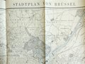 Stadtplan von Brüssel, wohl aus der Besatzungszeit
