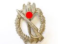 Infanterie Sturmabzeichen in Silber, Zink versilbert, Hersteller FLL