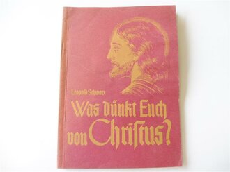 3 Bücher "Katholisches Feldgesangbuch", "Das Evangelium nach Matthäus" und "Was dünkt euch von Jesus Christus"