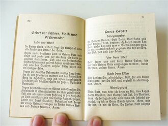 4 Hefte "Katholisches Feldgesangbuch", "Das Evangelium nach Johannes", "Unsere liebe Frau" und "Stark im Herren" 