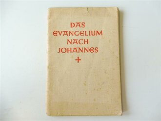 4 Hefte "Katholisches Feldgesangbuch", "Das Evangelium nach Johannes", "Unsere liebe Frau" und "Stark im Herren" 