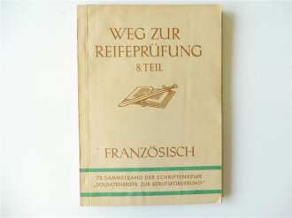 6x "Soldatenbriefe zur Berufsförderung": "Der Rechtswahrer" 1. und 2.Teil, "Grundlehrgang für Beamte" 1. Teil, "Weg zur Reifeprüfung Französisch", "Industriekaufmann" und "Bankkaufmann"