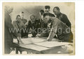 Pressefoto, Generaloberleutnant Rommel und General Gariboldi, Maße 13cm x 18cm