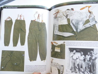 Deutsche Fallschirmjäger, Uniformierung und Ausrüstung 1936-1945. Band 1: Bekleidung. 365 Seiten geballte Information. DAS beste Buch zum Thema.