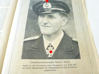 " Sprengboote am Feind" Faltblatt Herausgegeben von der Nachwuchsabteilung des Oberkommandos der Kriegsmarine.