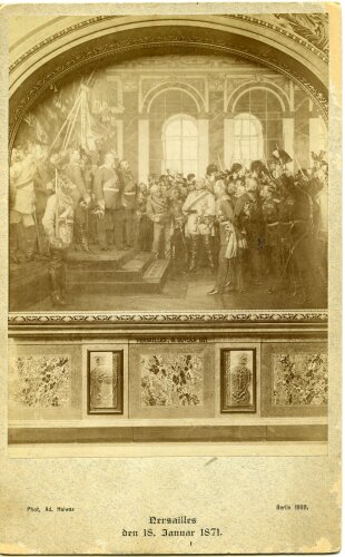Versailles den 18. Januar 1871, Bild auf Hartkarton,...