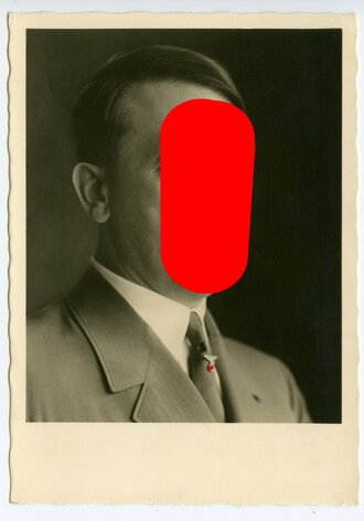 Fotopostkarte Adolf Hitler  mit rückseitiger...