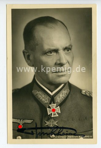 Ansichtskarte Generalmajor Heinrich Kirchheim mit...