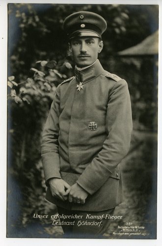 Leutnant Höhndorf, ungelaufene Sanke Karte