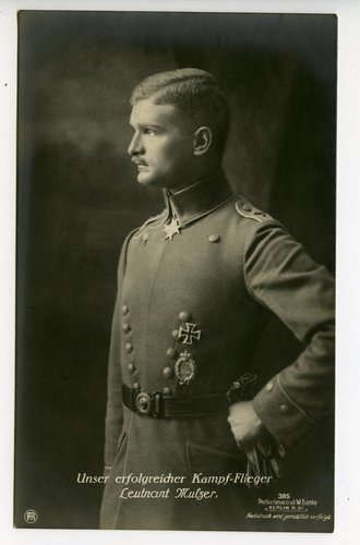 Leutnant Mulzer, ungelaufene Sanke Karte