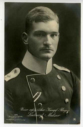 Leutnant Mulzer, ungelaufene Sanke Karte