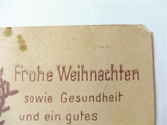 Postkarte Frohe Weihnachten 1941 der Ortsgruppe Waldpark