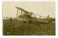 1.Weltkrieg, Foto englisches Grossflugzeug , Postkartengrösse
